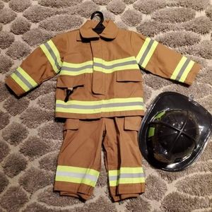Toddler fire fighter costume